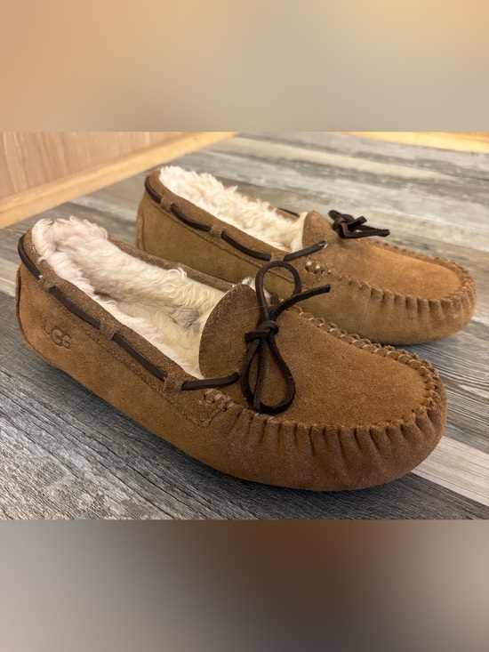 UGG Other - UGG Chestnut Suede Moccasin Slippers | Junior Size 4